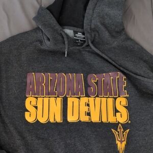 Colosseum Gray Arizona State Sun Devils Hoodie